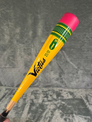 2024 Victus Vibe Alloy Bat USABat Certified (-10) Alloy 17 oz 27" (Used)