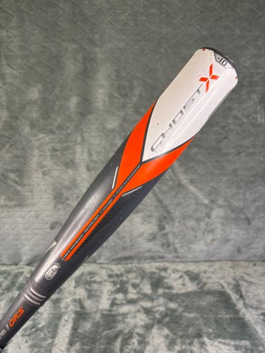2018 Easton Ghost X Composite Bat USSSA Certified (-10) Composite 19 oz 29" (Used)