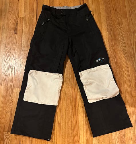 Mogul (Rutt) Black Unisex Youth Size 10-13 Ski Pants (Used)