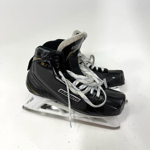 Used Bauer Supreme S27 Goalie Skates | Size 8 D | AB682