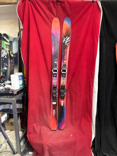 Skis: K2 163 cm All Mountain Skis With Bindings (Used)