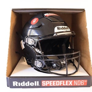 Riddell SpeedFlex ND6 Black Youth Football Helmet Size Youth Medium 2026 Read