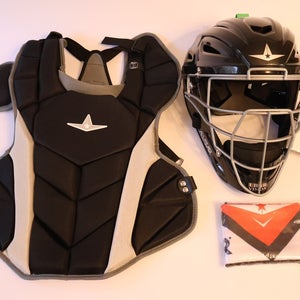 All-Star S7-ELITE SERIES Catcher Gear Set Youth Medium 12-16- NEW Read