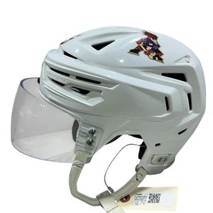 White Medium Bauer Re-Akt 150 Helmet Pro Stock (Used) 1672