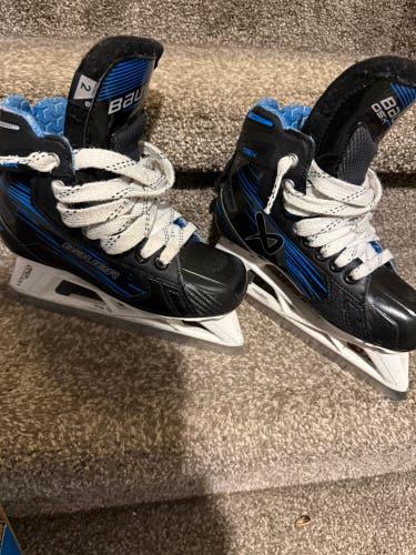 2024 Bauer GSX Hockey Goalie Skates Regular Width Size 2 (Used)