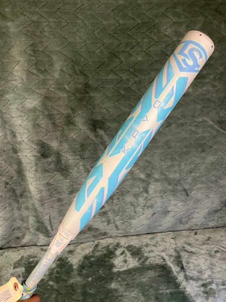 White 2025 Louisville Slugger Kryo Composite Bat (-11) Composite 21 oz 32" (Used)