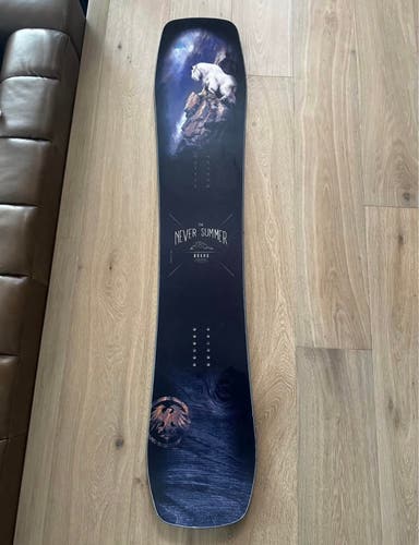 Men's Never Summer Nokhu Snowboard Freeride Without Bindings Medium Flex 155 cm (Used)