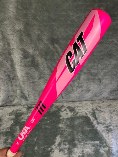 2022 Marucci CAT Alloy Bat USABat Certified (-11) Alloy 15 oz 26" (Used)