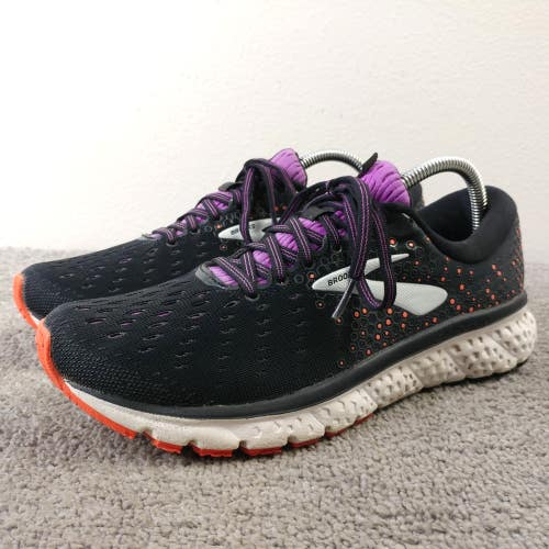 Brooks Glycerin GTS 17 Womens Size 10 Running Shoes Black Purple Trainers Low