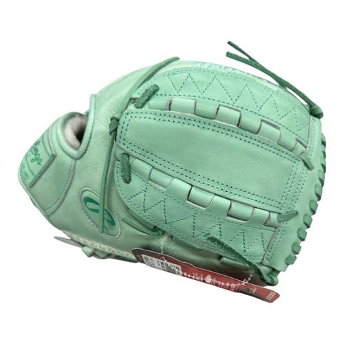 Used Rawlings PROS206-12M BB/SB Glove RH Throw Turquoise 12" 11835-S000212196