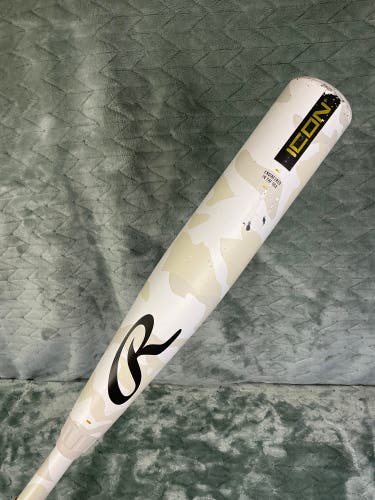 2025 Rawlings Icon Composite Bat USSSA Certified (-10) Composite 19 oz 29" (Used)