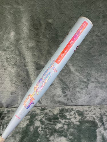 Blue 2025 Easton Ghost Unlimited Composite Bat (-10) Composite 21 oz 31" (Used)