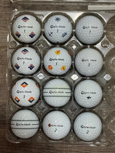 12 TaylorMade TP5 Golf Balls - 5A MINT CONDITION ONLY