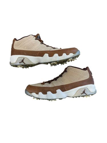 Used Nike JORDAN 9 Mens Golf Shoes Chocolate And Almond Senior 9 11873-C000248208