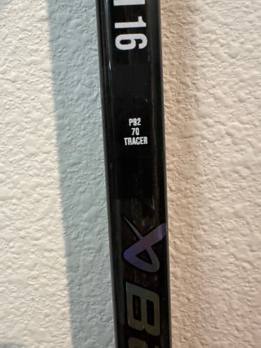 Senior Bauer Nexus Tracer Left Hand Hockey Stick P92 70 Flex Pro Stock (Used)