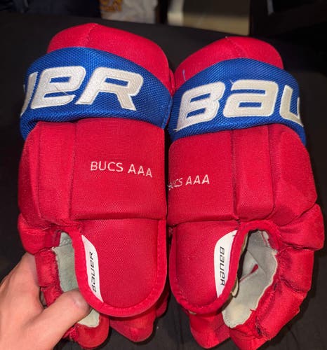 Bauer size 14 Pro stock Gloves (Ushl)