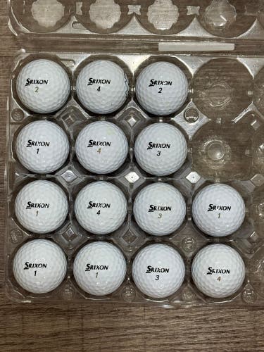 14 Srixon Z-Star Golf Balls - 5A MINT CONDITION ONLY