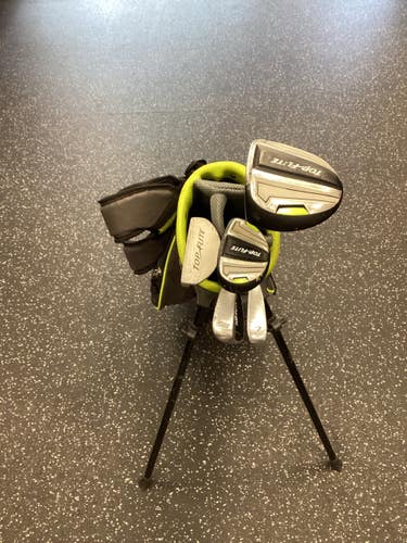 Used Top Flite 6 PIECE SET Jr Package Set RH Black 6 Piece 11851-S000051580