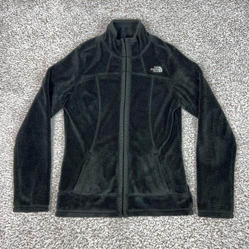 North Face Jacket Womens Small Black Fleece Full Zip Osito Outdoor Hiking Warm