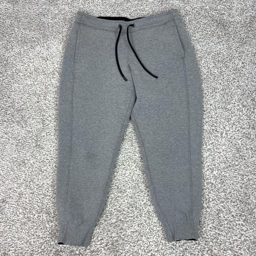 Lululemon Pants Womens 12 Gray High Rise Jogger Sweatpants Pockets Yoga Gym