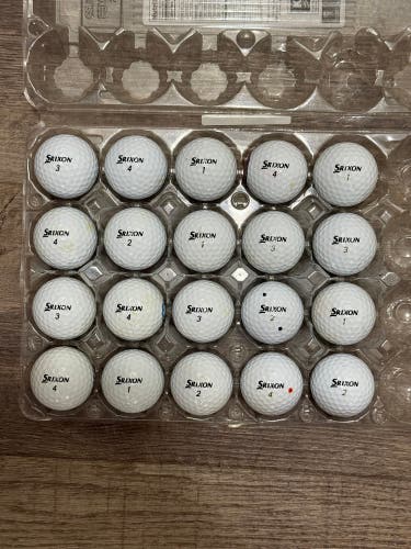 20 Srixon Z-Star / Z-Star Diamond Golf Balls - 4A Near-Mint Condition