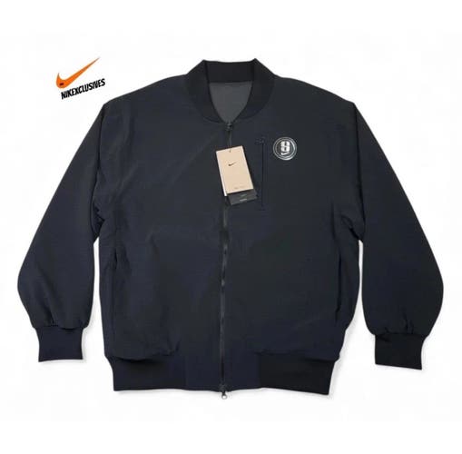 Black Men's Medium Nike Jacket (New) black bomber reversible everyday jacket FV3164-010