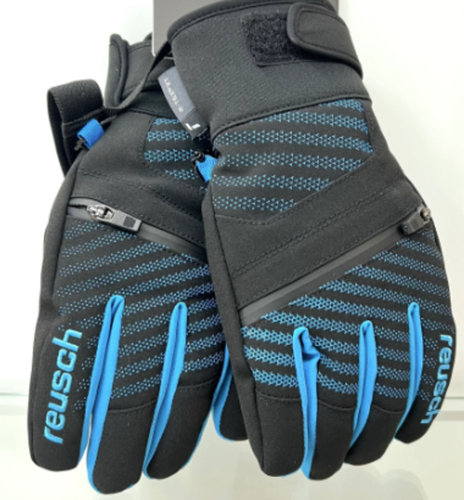 Reusch Theo R-TEX XT Junior - Black/Bachelor Button - L