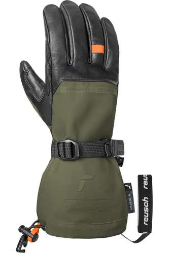 Reusch Duality R-Wool - Burnt Olive/Shocking Orange/Black - XL