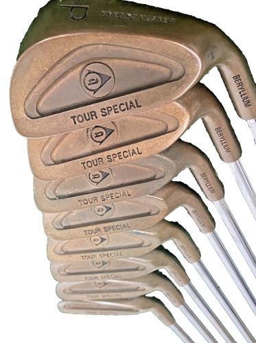 Dunlop Tour Special Beryllium Iron Set 3-PW RH Regular Steel 5i 37.5" Nice Grips