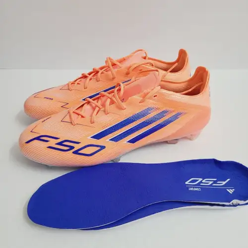 Adidas F50 Elite FG Soccer Cleats INSOLES JH7618 Size 11.5 Orange