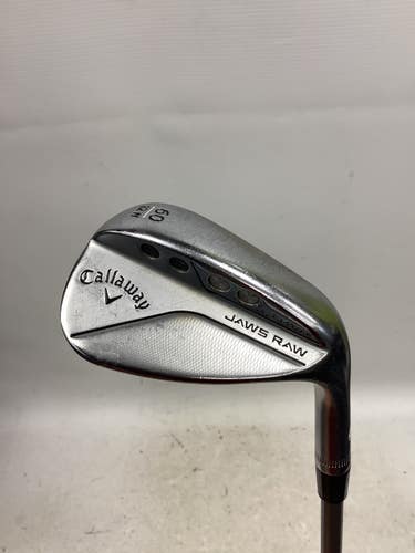 Used Callaway JAWS RAW Golf Wedge Mens RH 60 Degree 11851-S000051453