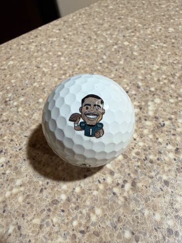 Jalen Hurts #1 Philadelphia Eagles TaylorMade TP5 Golf Ball