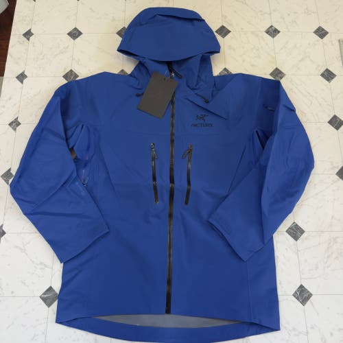 Arc'teryx Alpha SV Gore-Tex Pro Jacket Blue Waterproof Shell Hooded Size L