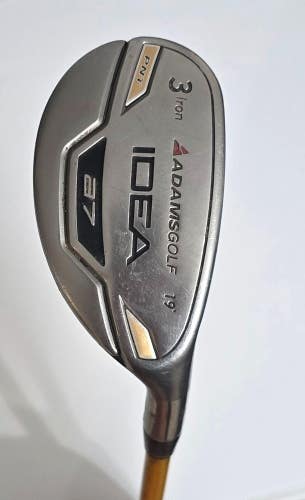 Adams Golf Idea A7 3 Iron 19* / UST Mamiya Stiff Flex Graphite Shaft