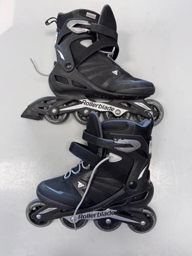 Used Rollerblade ZETRABLADE Senior Rec Fitness Skates Black Senior 9 11860-S000315149