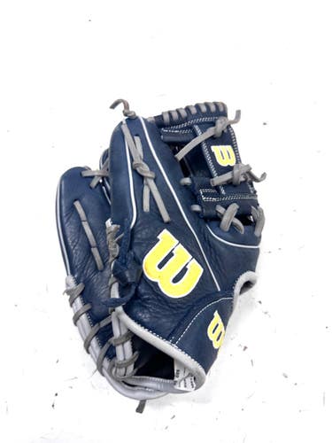 Used Wilson A1000 BB/SB Glove LH Throw Navy Blue 11 1/2" 11860-S000315119