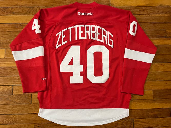Henrik Zetterberg Reebok Premier Jersey Size M MSRP $225