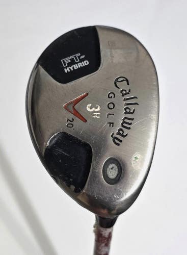 Callaway FT 3 Hybrid 3H 20* / Aldila NVS Graphite Hybrid Stiff Shaft
