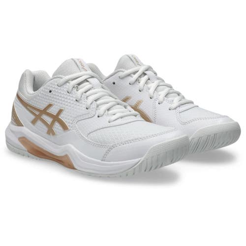 Asics Gel-Dedicate 8 1042A236-105 Women's US 8.5 White Pickleball Shoes LIQ1649