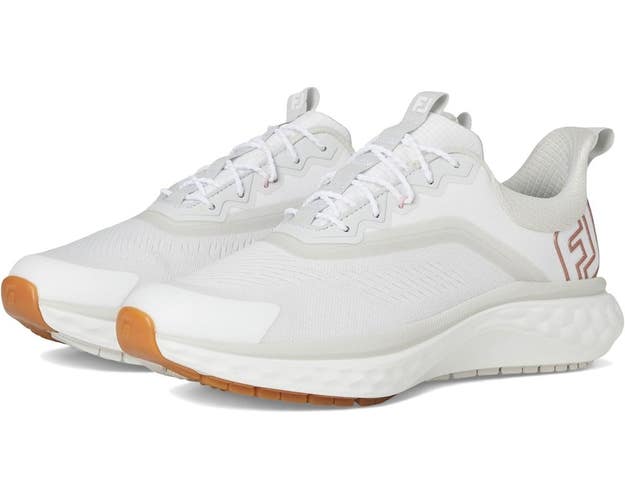 FootJoy Quantum Sneakers Women's US 11 M White Rose Athletic Golf Shoes LIQ1585