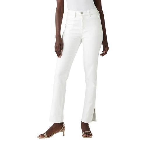 Levi's 724 Jeans Women 31x32 White Denim Slim Fit High Rise Straight Leg PALL374