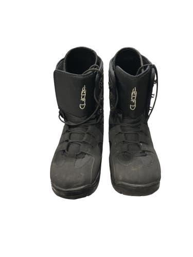 Used DFD Mens Snowboard Boots Black Senior 13 11847-S000038453