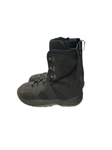 Used DFD Mens Snowboard Boots Black Senior 8 11847-S000038454