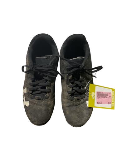 Used Under Armour BB/SB Cleats Black Junior 02 11847-S000038449