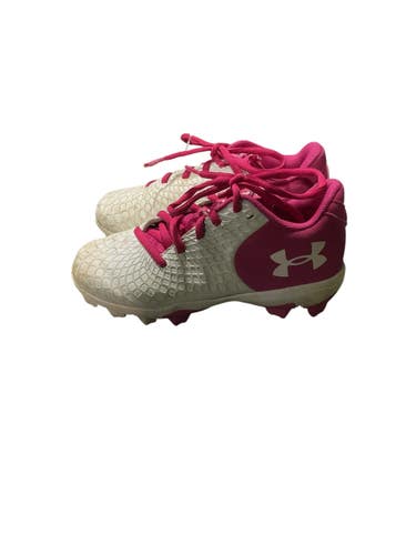 Used Under Armour BB/SB Cleats Pink Junior 01.5 11847-S000038434