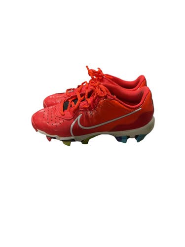 Used Nike DIAMOND BB/SB Cleats Orange Junior 03.5 11847-S000038430