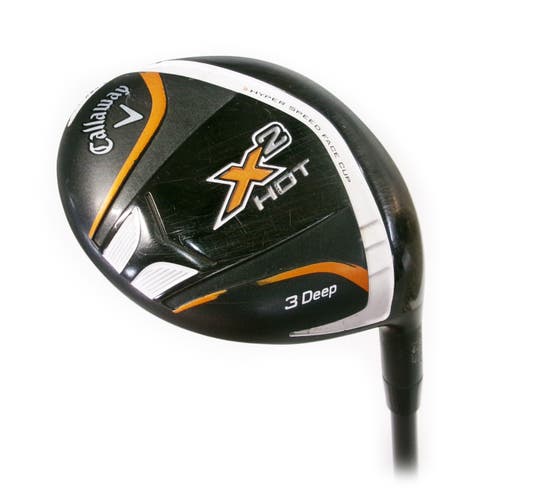 Callaway X2 Hot Pro 3 Deep 14.5* Fairway Wood Aldila Tour Green 75 X Flex