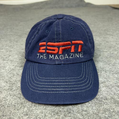 ESPN Hat Cap Strap Back Mens One Size Navy Blue Insider Magazine Sports Media