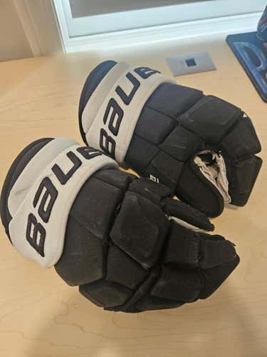 Providence College Bauer Ultrasonic Gloves 14" or 13" Pro Stock (Used)