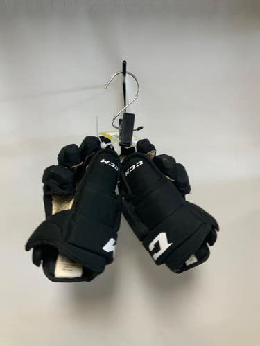 Used CCM T4R Junior Gloves Black 11" 11823-S000041635